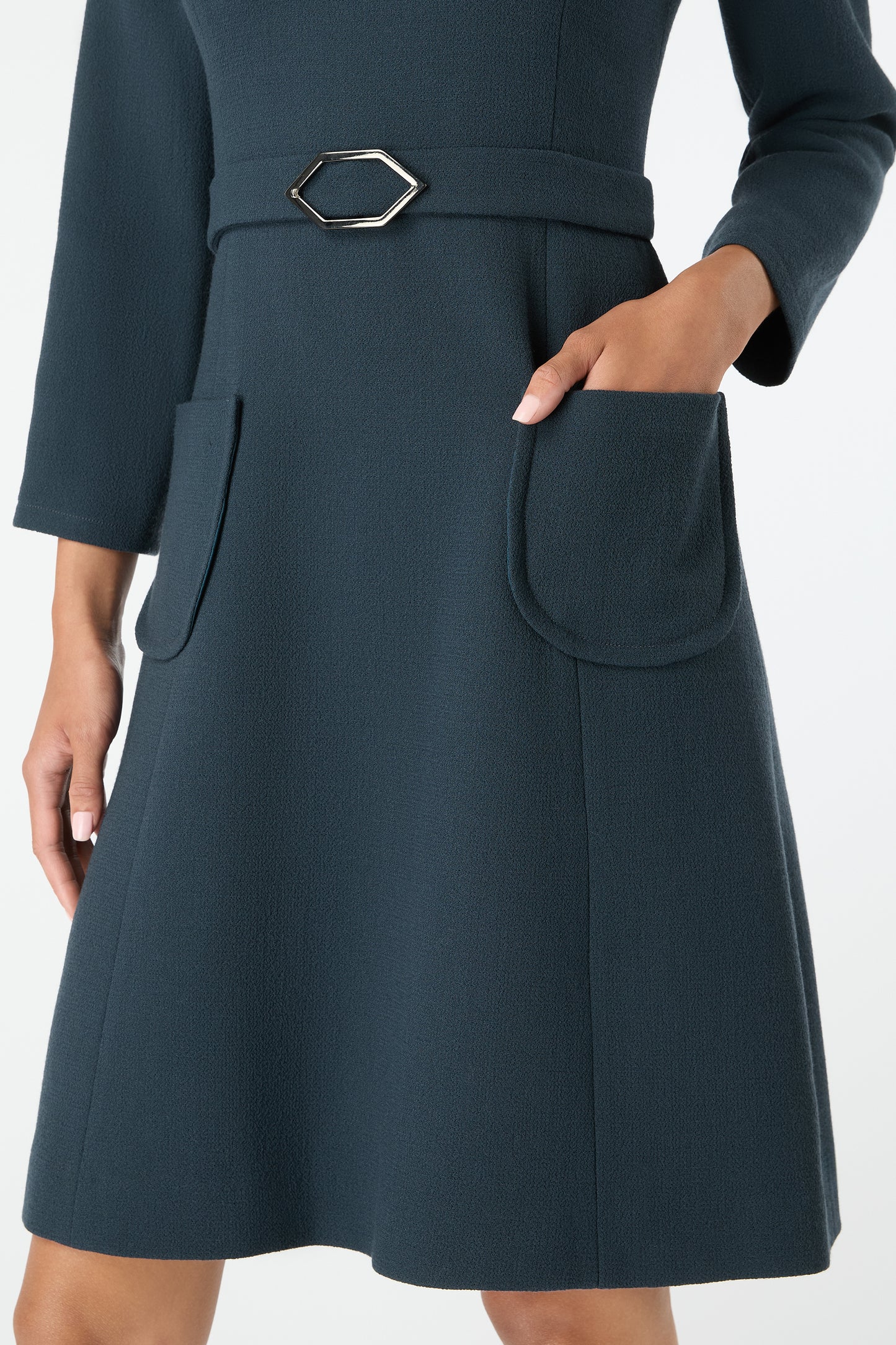 Wish Belted Shift Dress - Iron