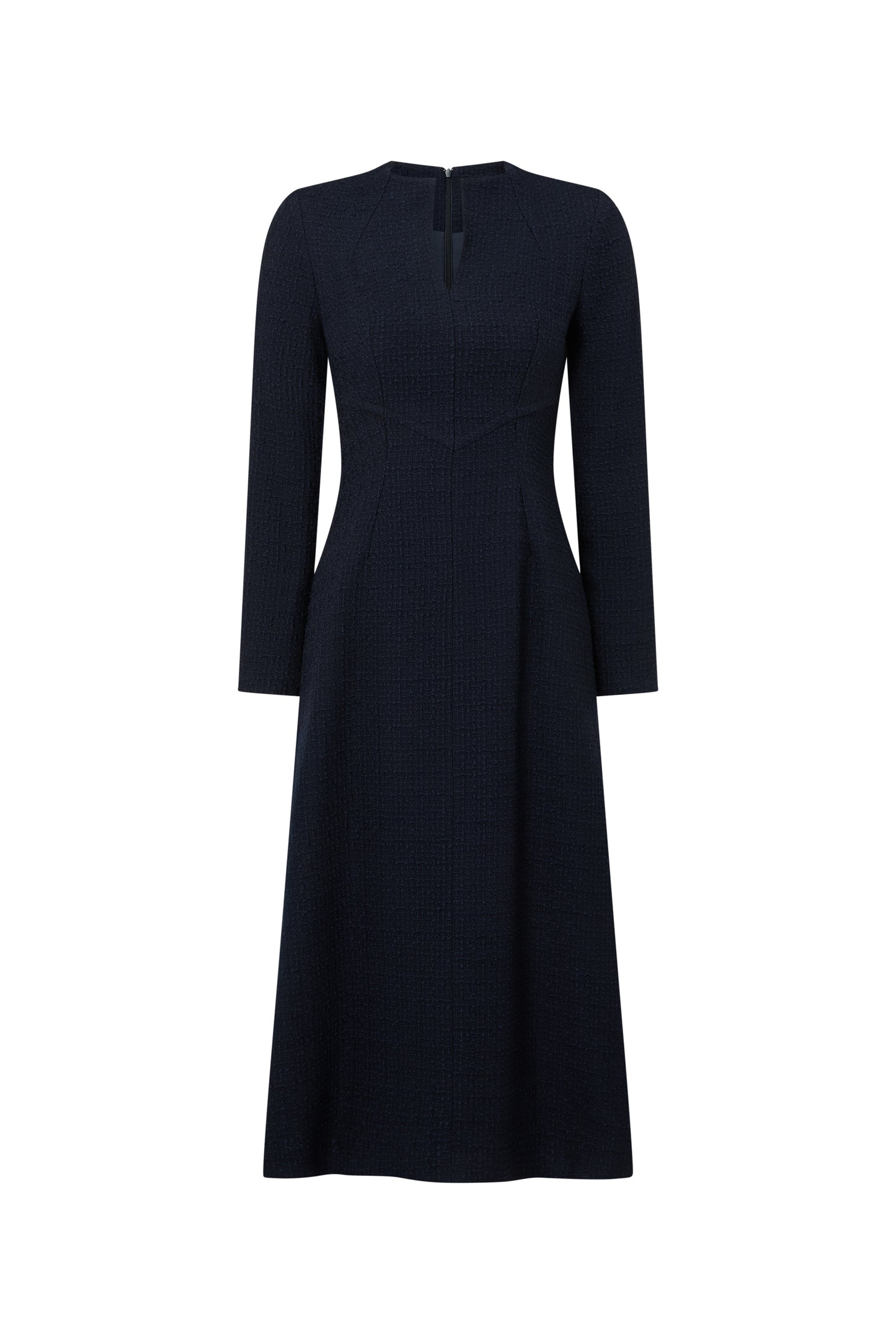 Worth Tweed Dress - Navy