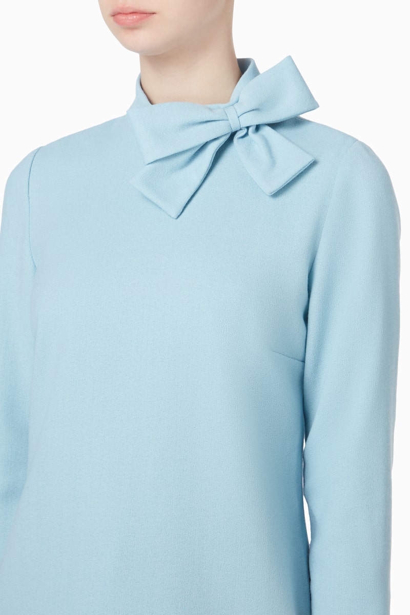 Blaire Wool Top - Pacific Blue