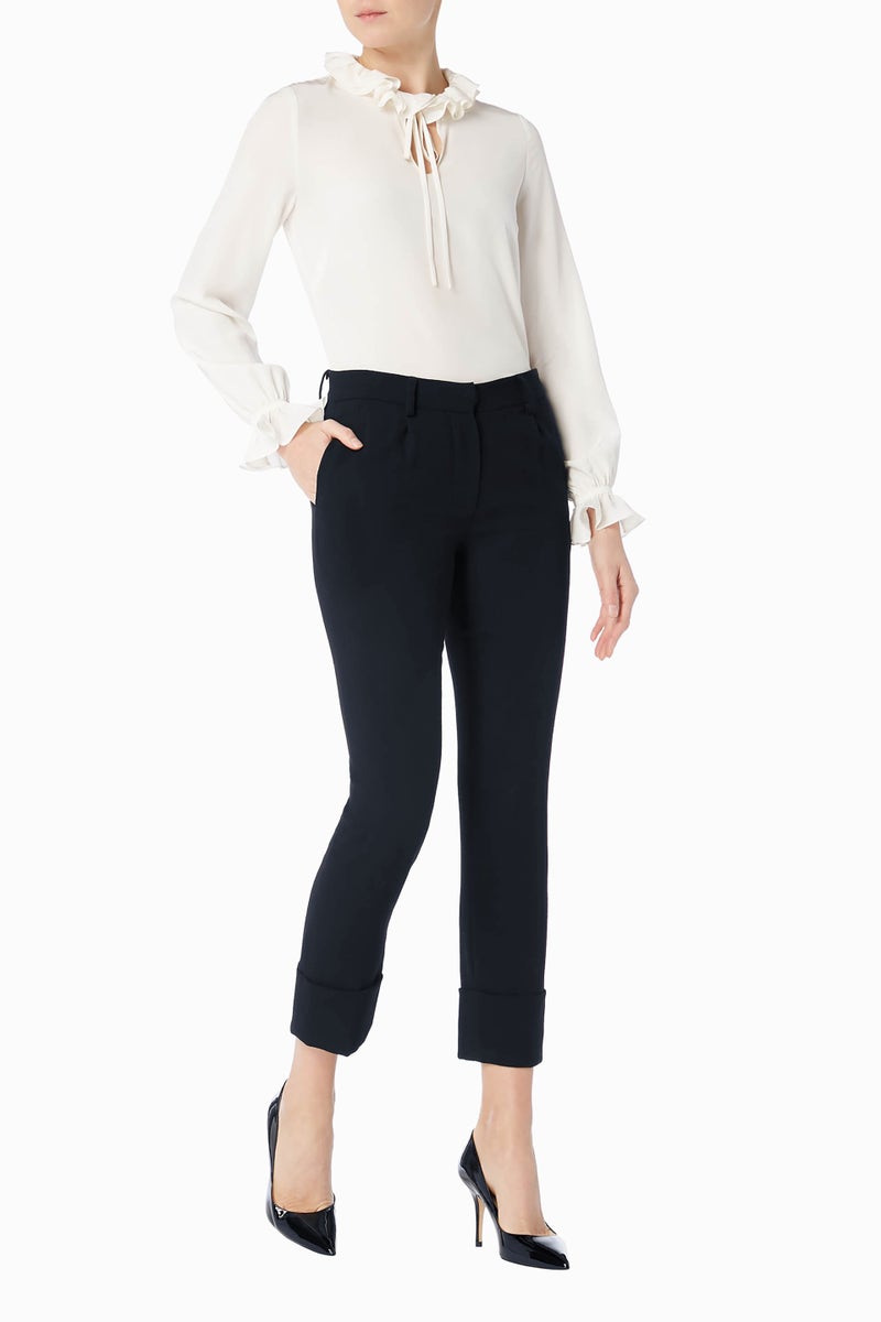 Cooper Pencil Trousers - Navy