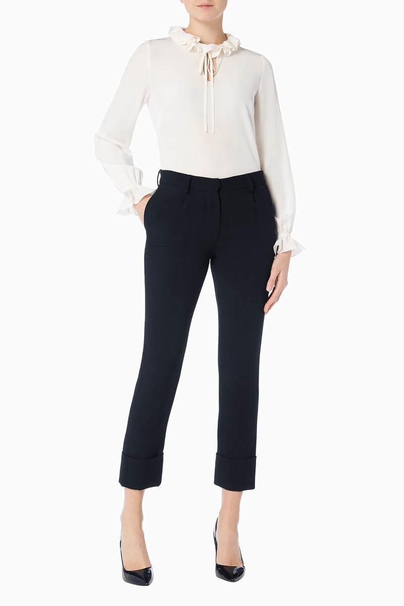 Cooper Pencil Trousers - Navy