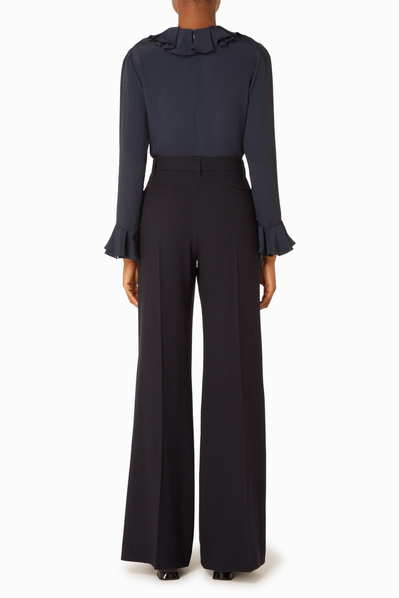 Nave Wool Trousers - Navy