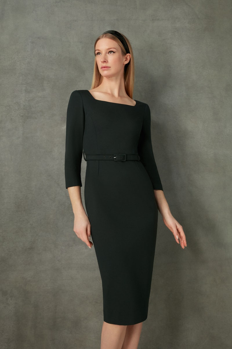 Rachel Dress - Hunter Green Jane Atelier Rachel Dress - Hunter Green Jane Atelier
