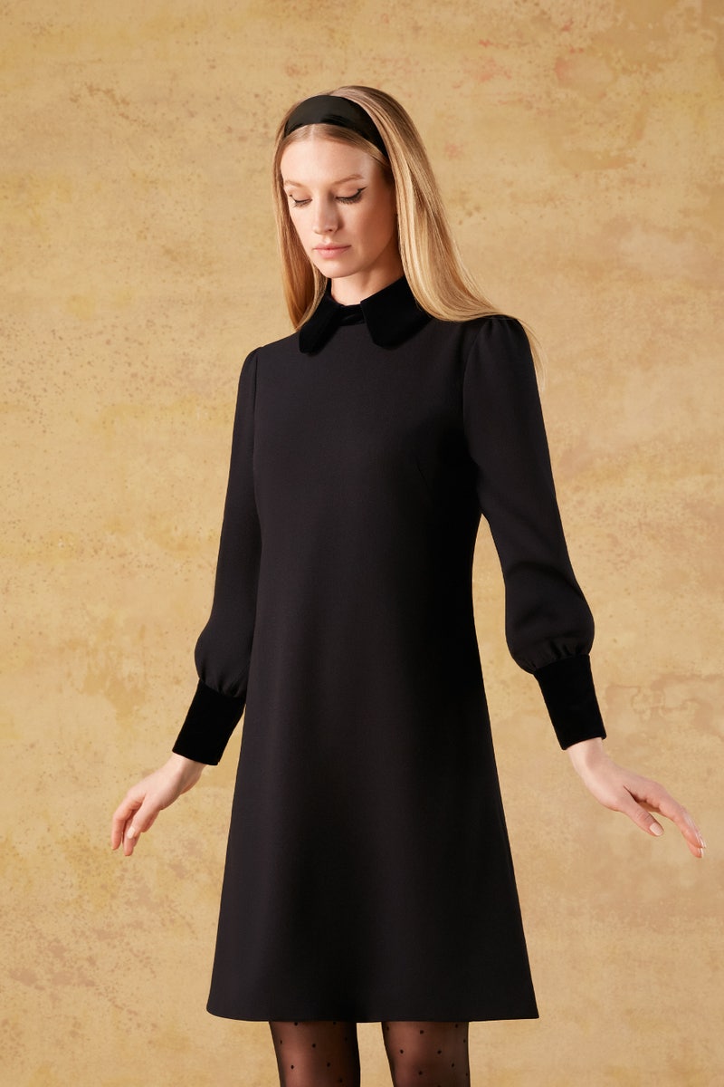 Ryder Tunic Dress Black - Main Image