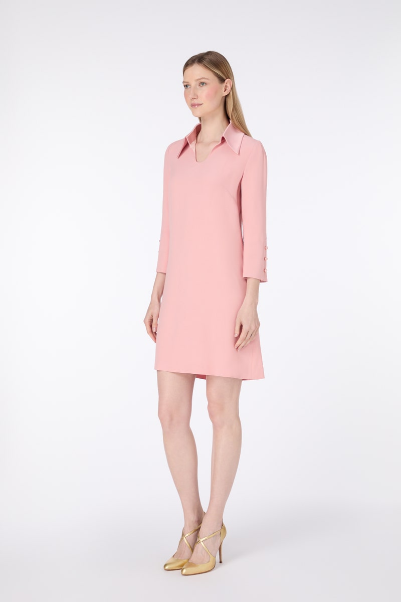sandy pink dress Solid Pink Toddler Girl Dress