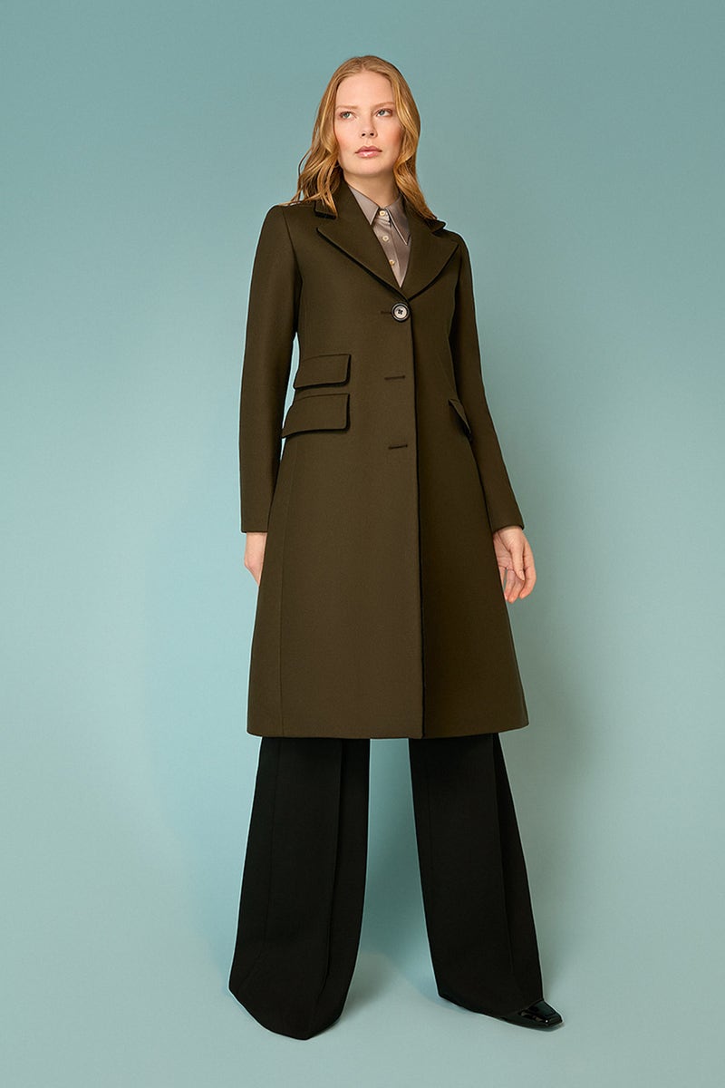 Trafalgar Coat - Moss Green