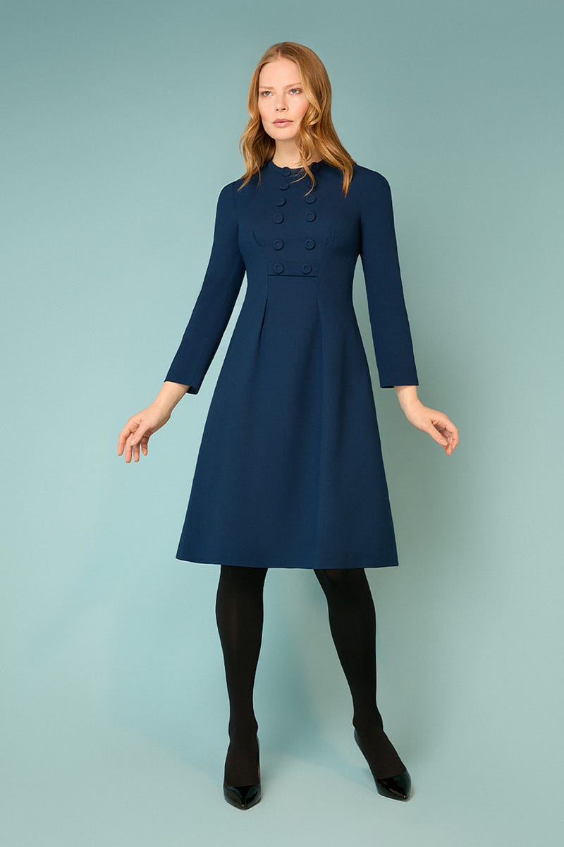 Trudy Dress - French Navy