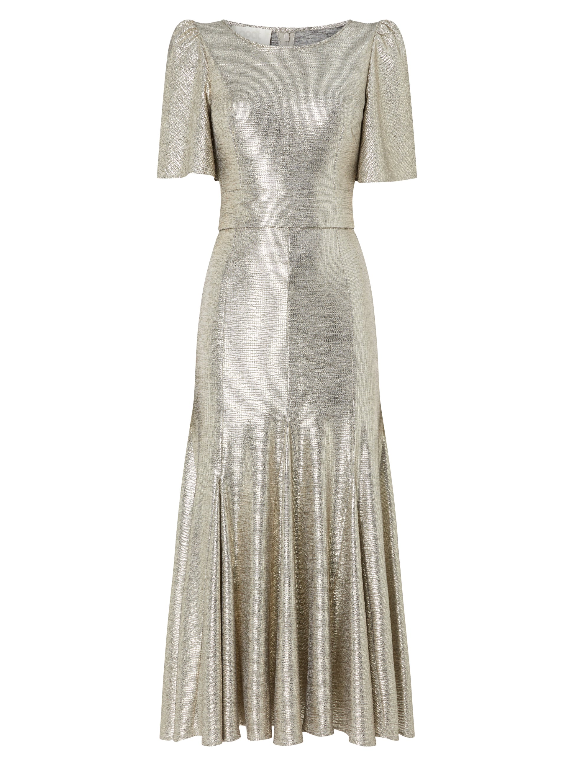 Kordelia Dress - Silver Foil Jersey Jane Atelier Kordelia Dress - Silver Foil Jersey Jane Atelier