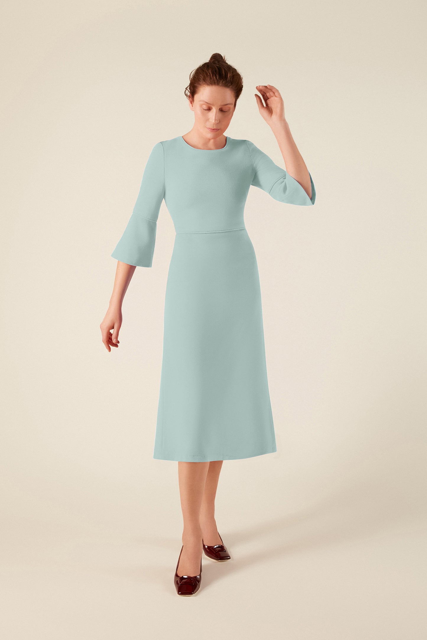 Riley Dress - Frost Blue