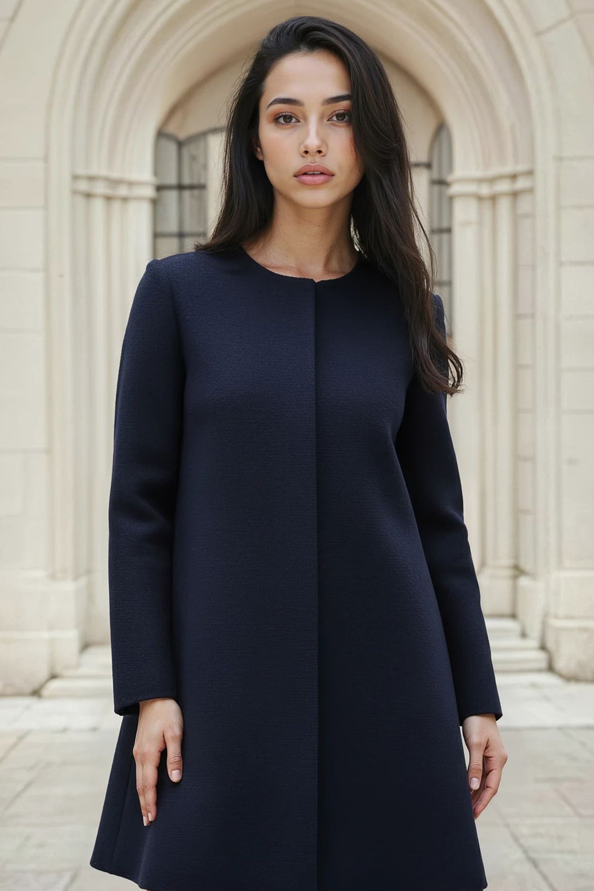 Redgrave Coat - Dark Navy – Jane Atelier
