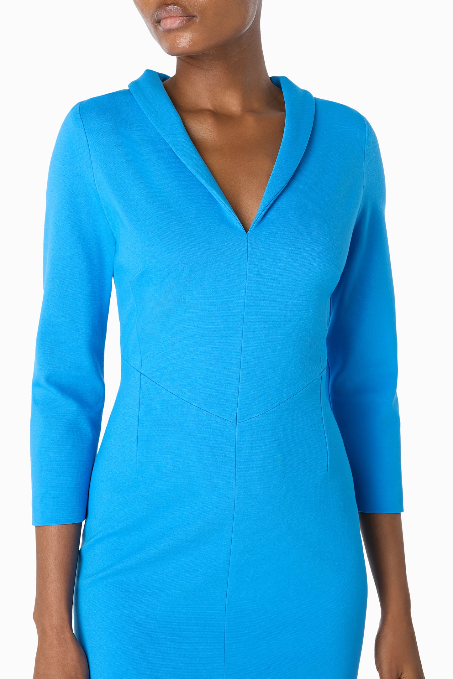 Rome Jersey Dress - Azzure Blue