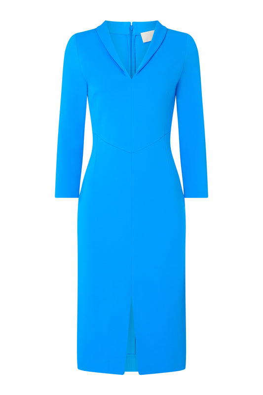 Rome Jersey Dress - Azzure Blue