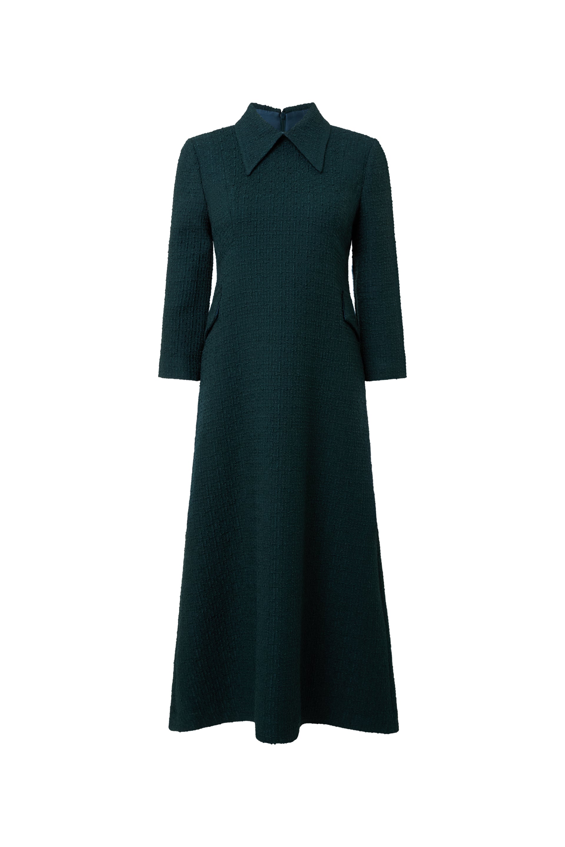 Taylor Tweed Dress - Evergreen Jane Atelier Taylor Tweed Dress - Evergreen Jane Atelier