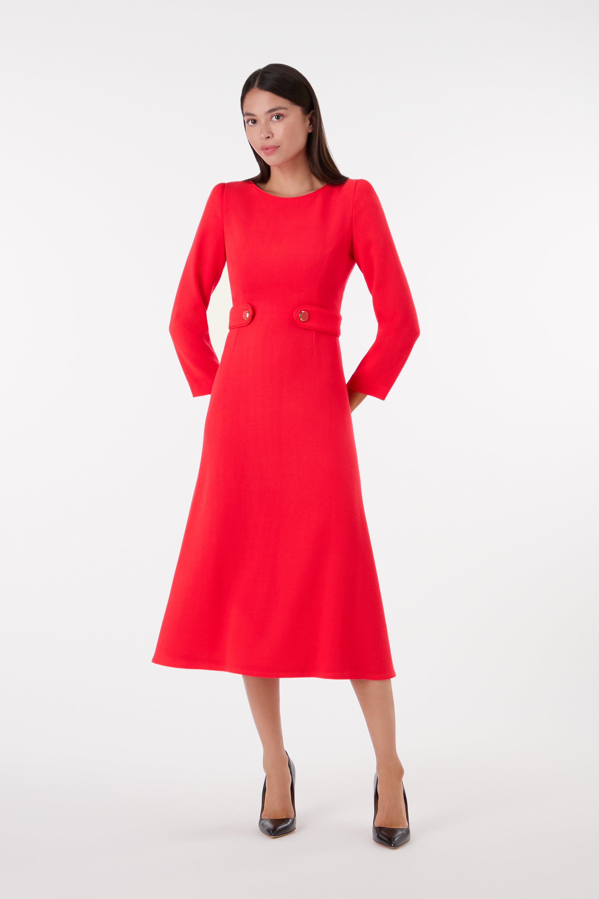 tiffany red dress JACLYN DRESS