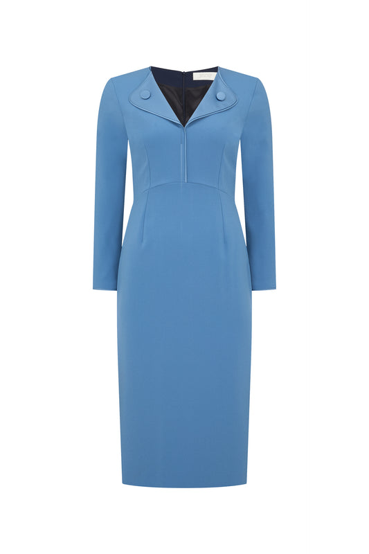 Venice Cady Dress - Bluebell