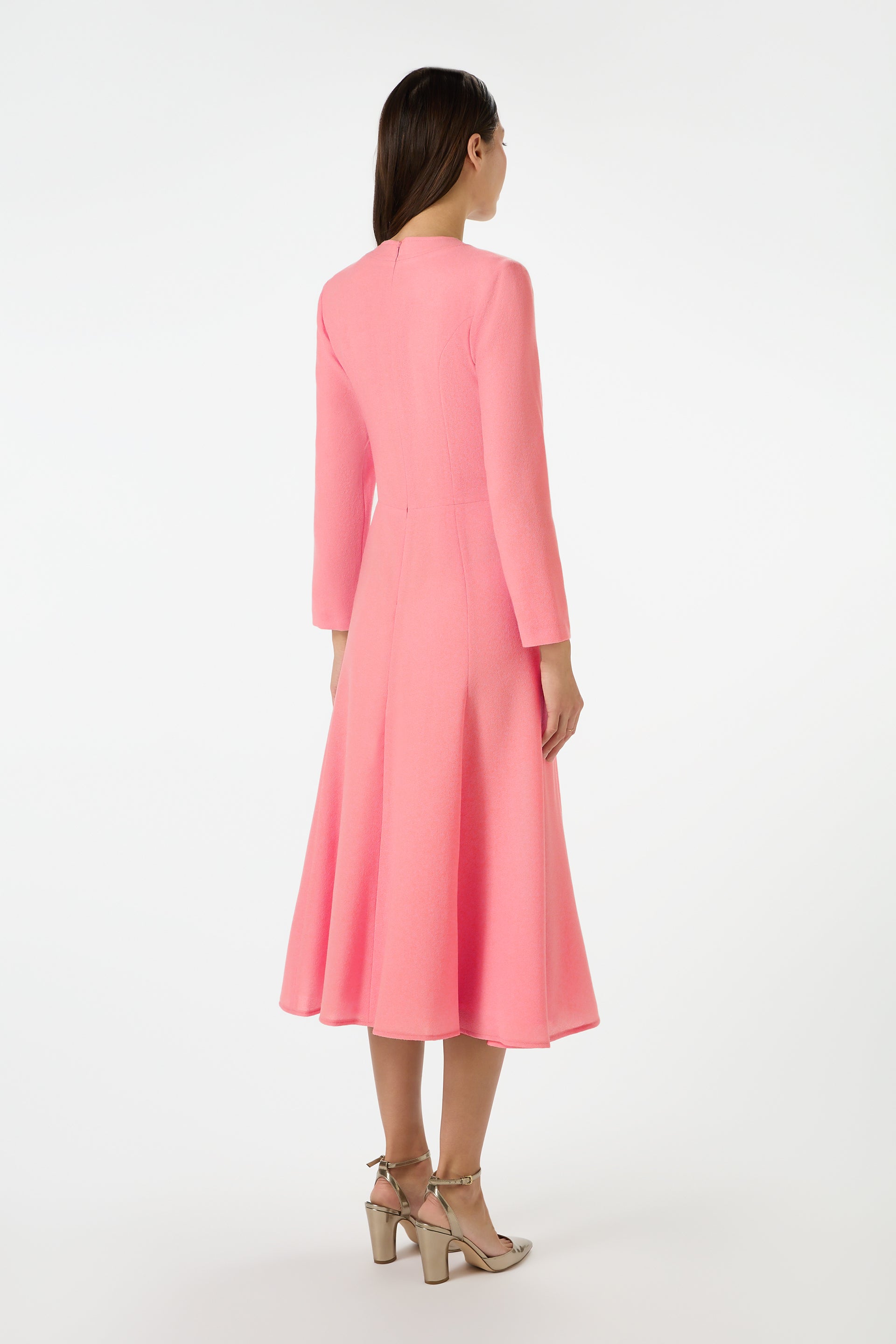 vogue pink dress Vanilla Vogue Aria Pink Crepe Strapless Dress photo color / 8