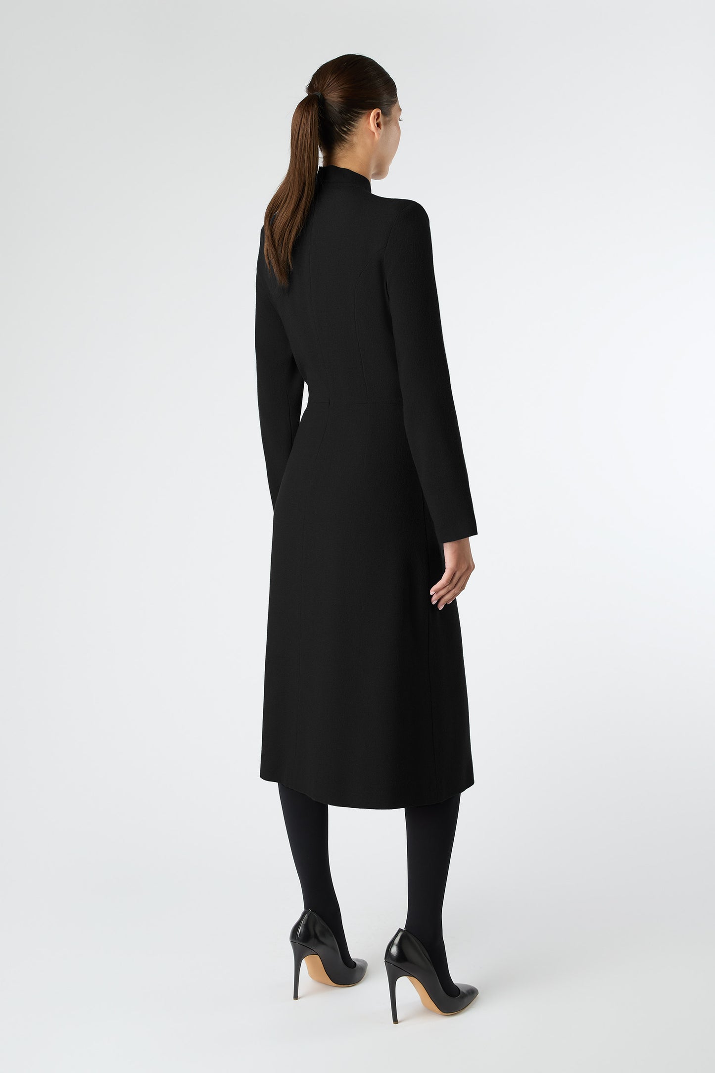 Wallis Fit And Flare Dress - Black