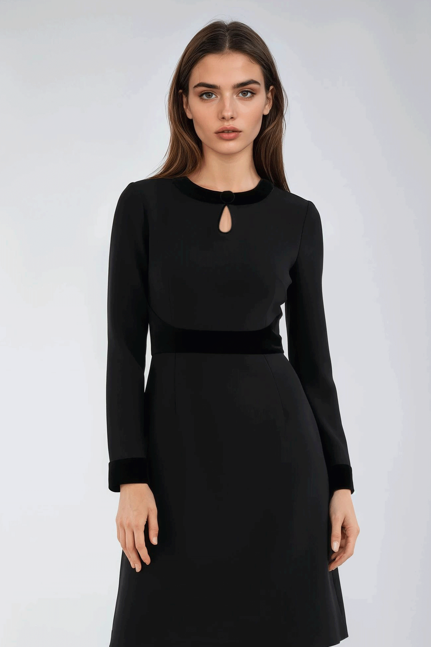 Wilder Fit and Flare Dress - Black