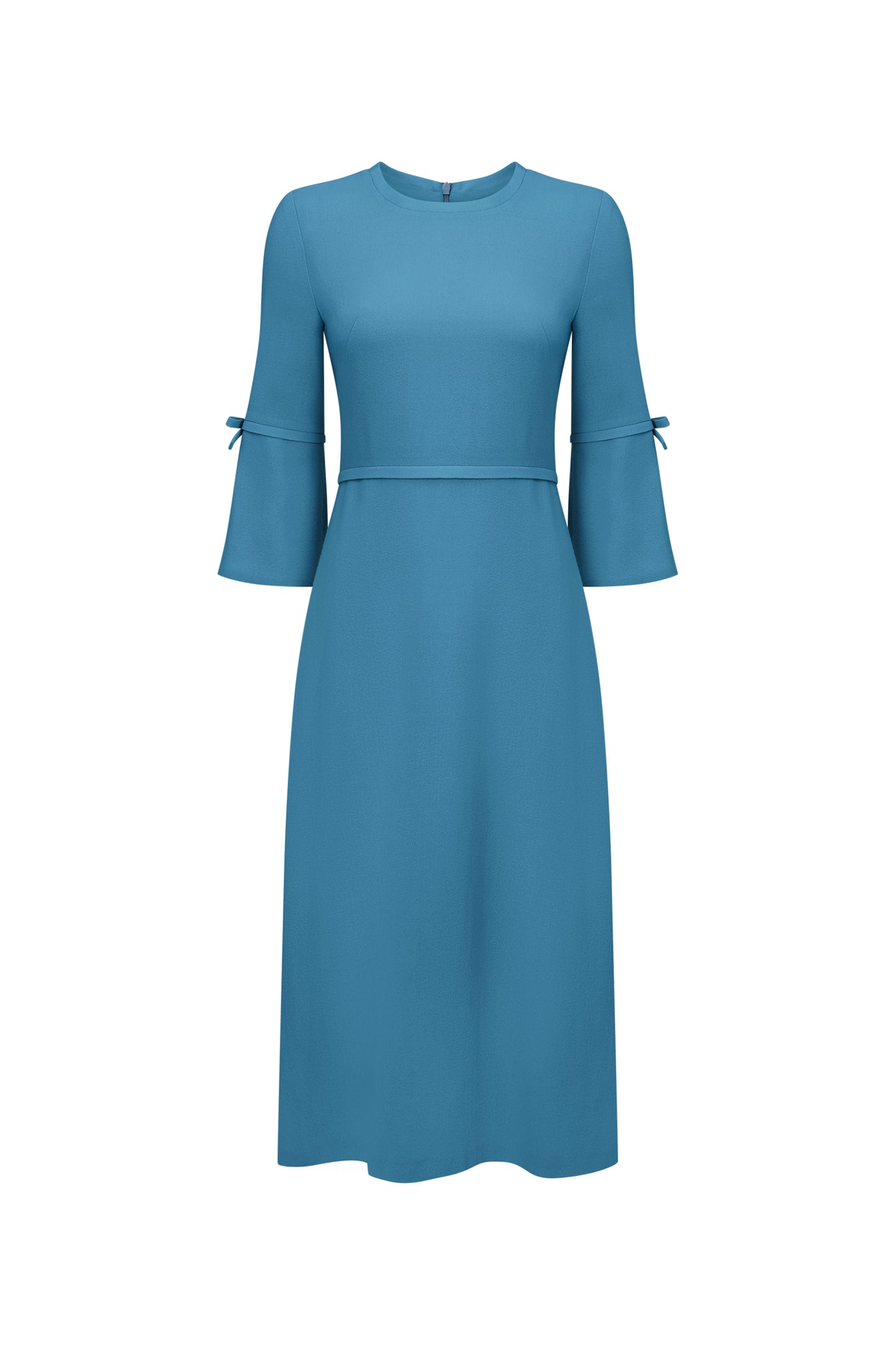 Winona Fit And Flare Dress - Caspian Blue