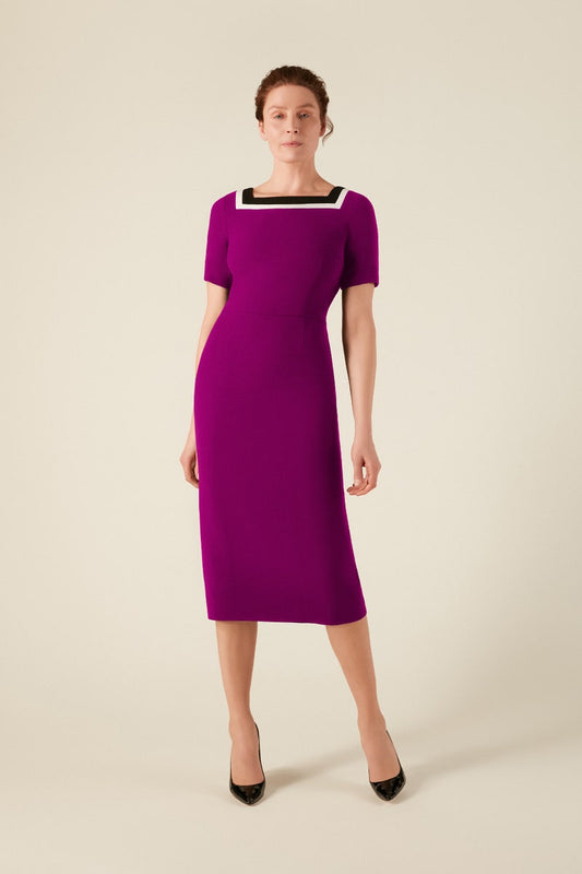 Davina Dress - Magenta