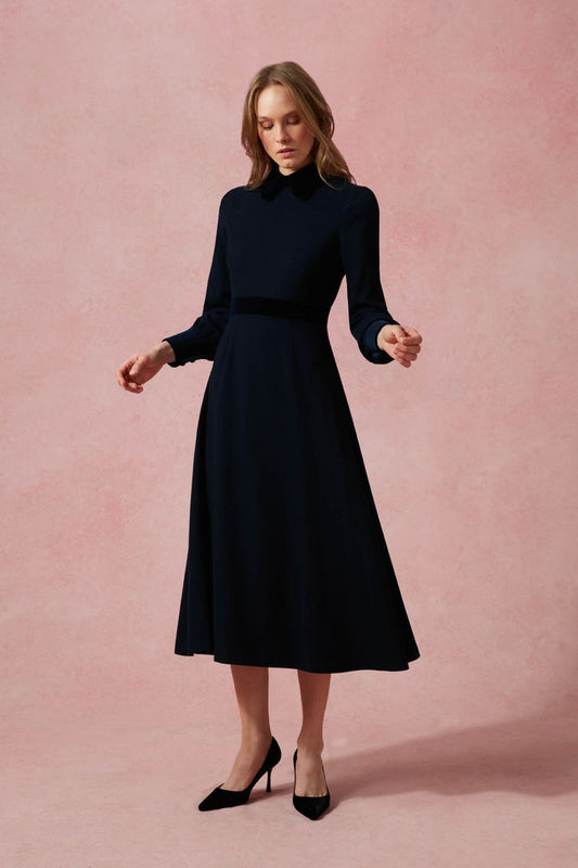 Opera Dress - Dark Navy