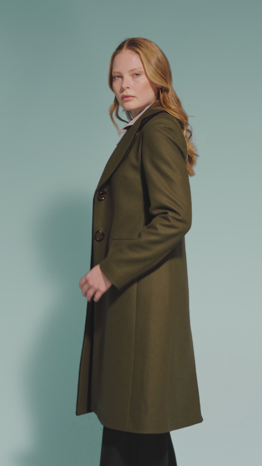 Trafalgar Coat - Moss Green – Jane Atelier