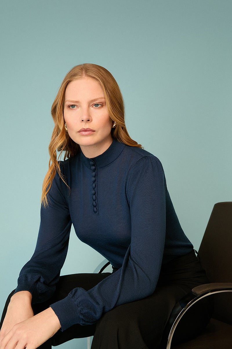 Tasha Knit Top - Ink – Jane Atelier