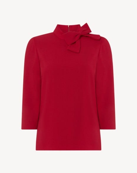 Blaire Wool Top Berry 
