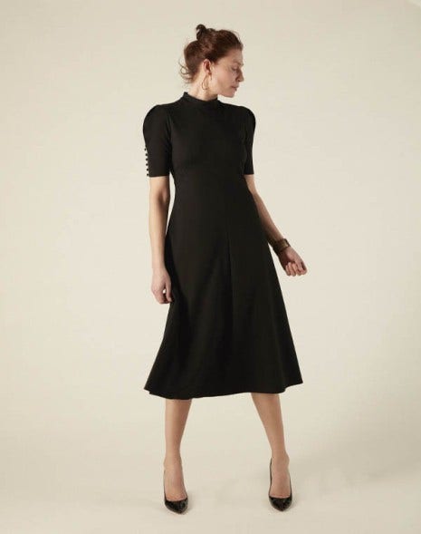 Penelope Midi Dress Black